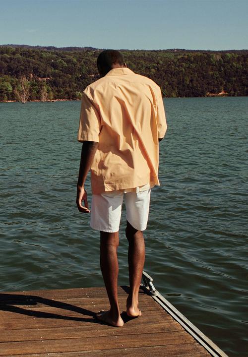 MANGO - Bermuda shorts bebob - white