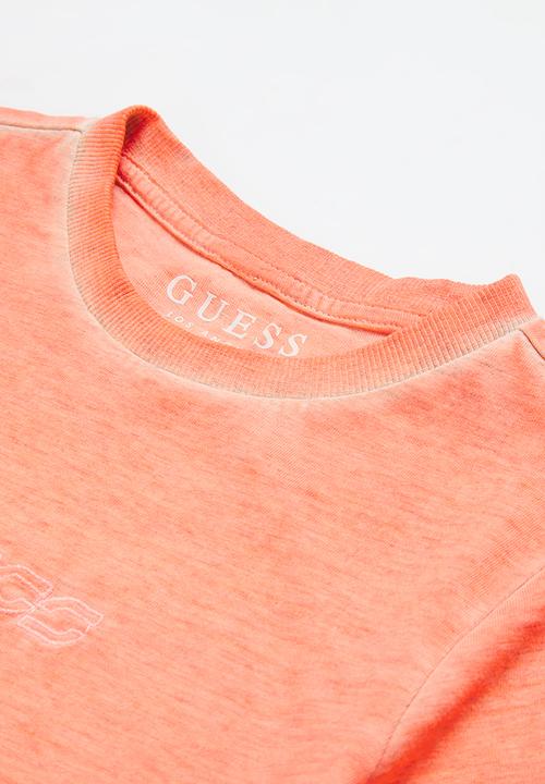 GUESS - Short sleeve fluoro T-shirt - orange 