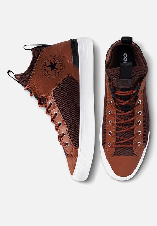 Converse - Chuck taylor all star ultra mid - cedar bark/el dorado/white - hybrid 