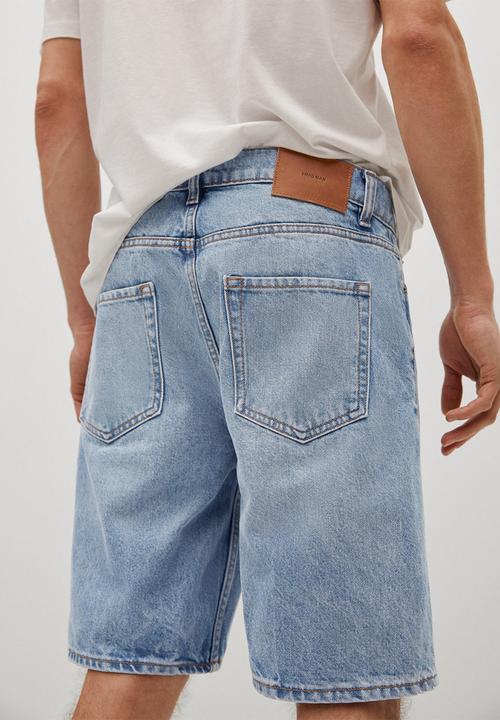 MANGO - Bermuda shorts bebob - light blue