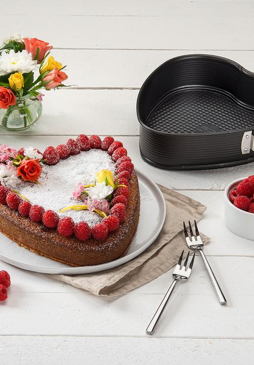 Zenker - Springform heart cake tin-black