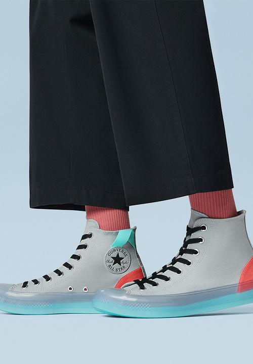 Converse - Chuck taylor all star cx - ash stone/electric aqua/solar red