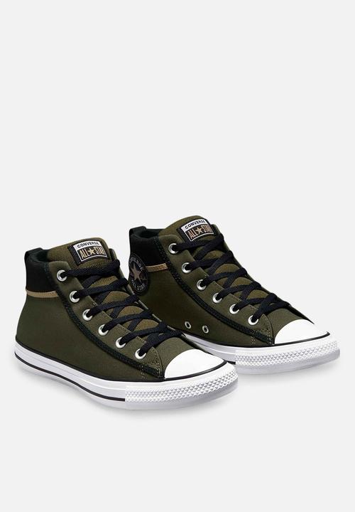 Converse - Chuck Taylor all star street mid - cargo khaki/black/white