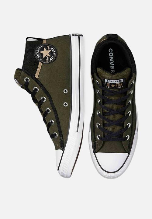 Converse - Chuck Taylor all star street mid - cargo khaki/black/white
