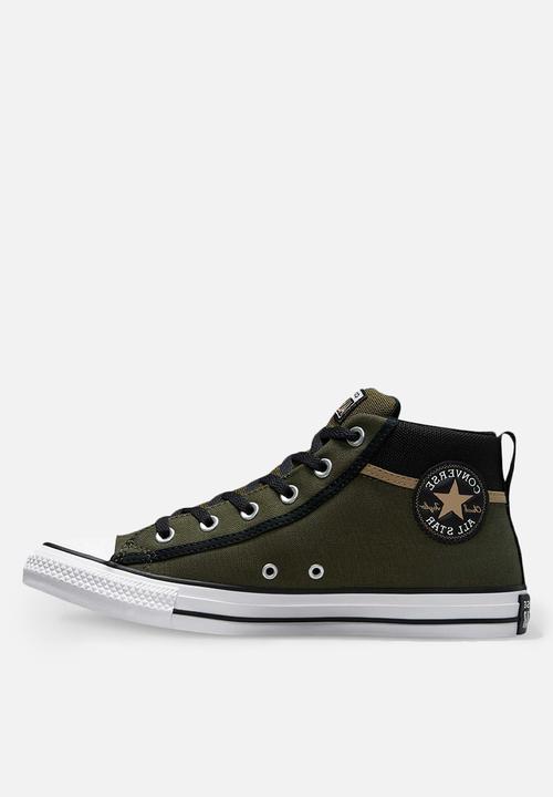 Converse - Chuck Taylor all star street mid - cargo khaki/black/white