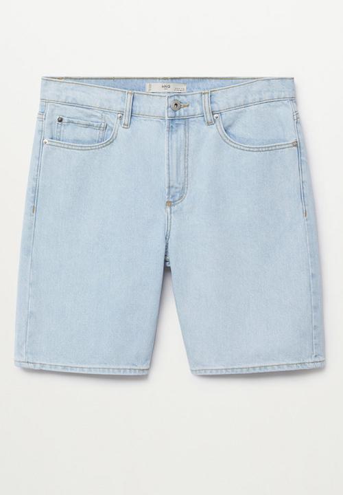 MANGO - Bermuda shorts bebob - light blue