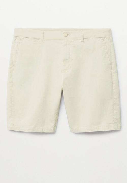 MANGO - Bermuda shorts gracia - light beige