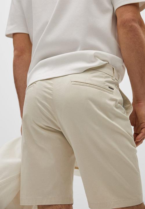 MANGO - Bermuda shorts gracia - light beige
