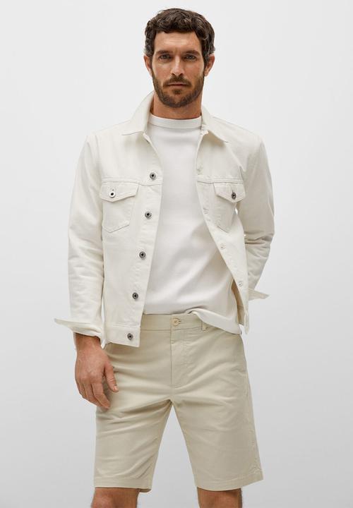 MANGO - Bermuda shorts gracia - light beige