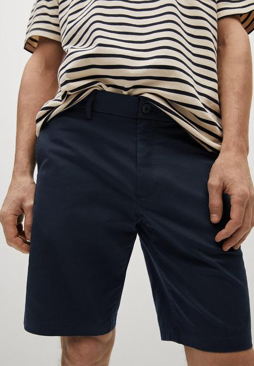 MANGO - Bermuda shorts gracia - navy