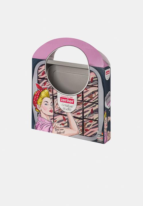 Zenker - Creative studio brownie tin - pink