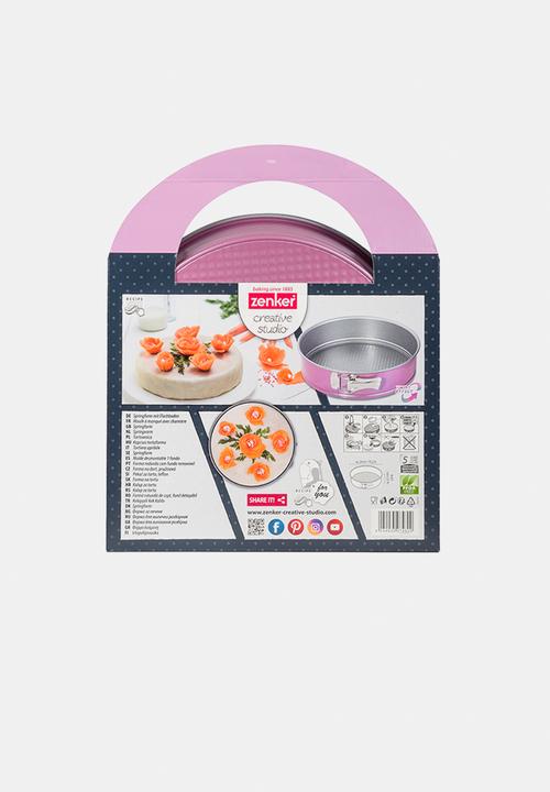 Zenker - Springform with flat base - pink