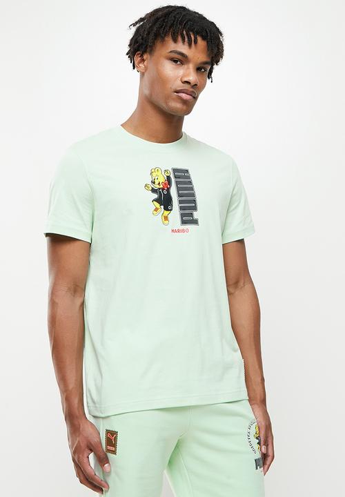PUMA - Puma x haribo graphic tee - gossamer green