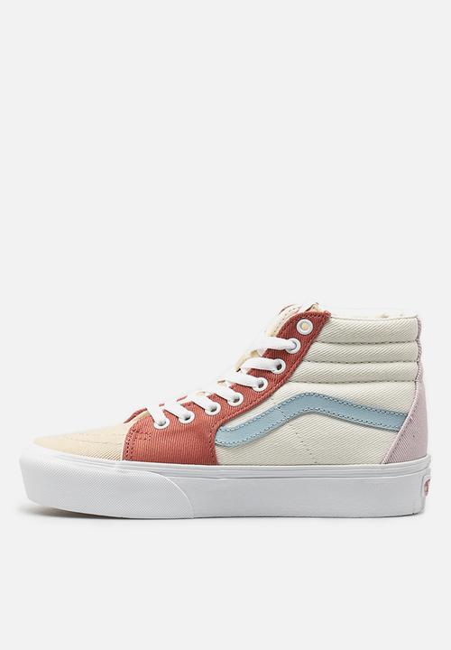 Vans - SK8-Hi platform 2.0 - (twill) pastel block/true white