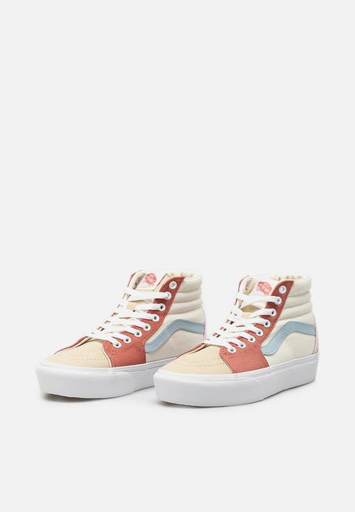 Vans - SK8-Hi platform 2.0 - (twill) pastel block/true white