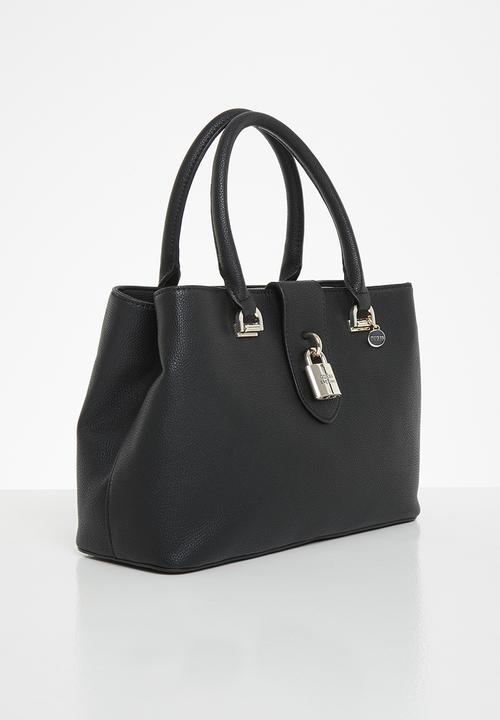 GUESS - Jardine 2 compartment satchel - black
