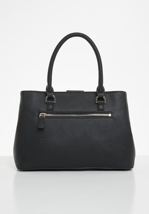GUESS - Jardine 2 compartment satchel - black
