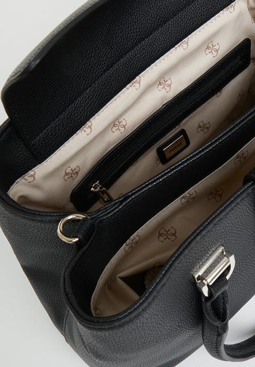 GUESS - Jardine 2 compartment satchel - black