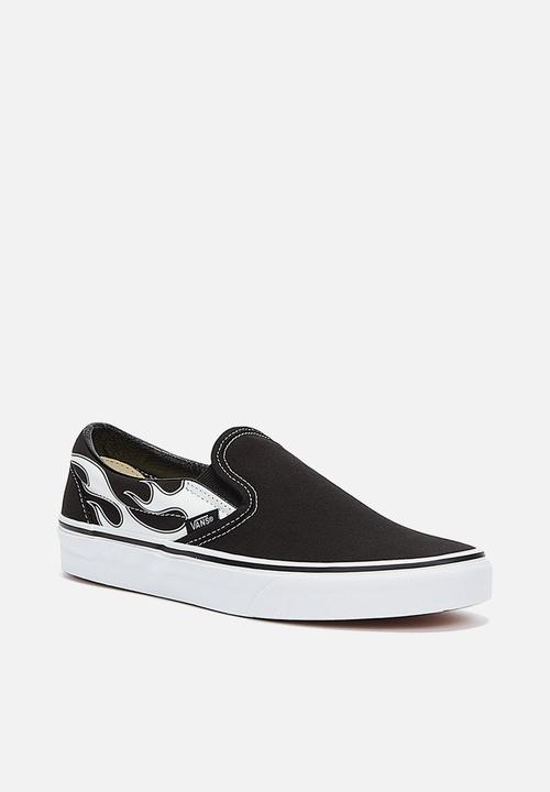 Vans - Classic Slip-On - (flame) black/white