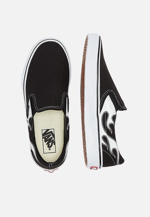 Vans - Classic Slip-On - (flame) black/white