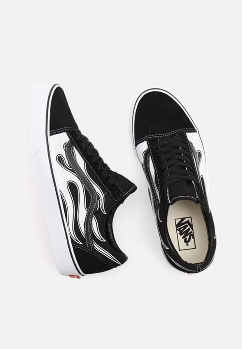 Vans - Old Skool - (flame) black/white
