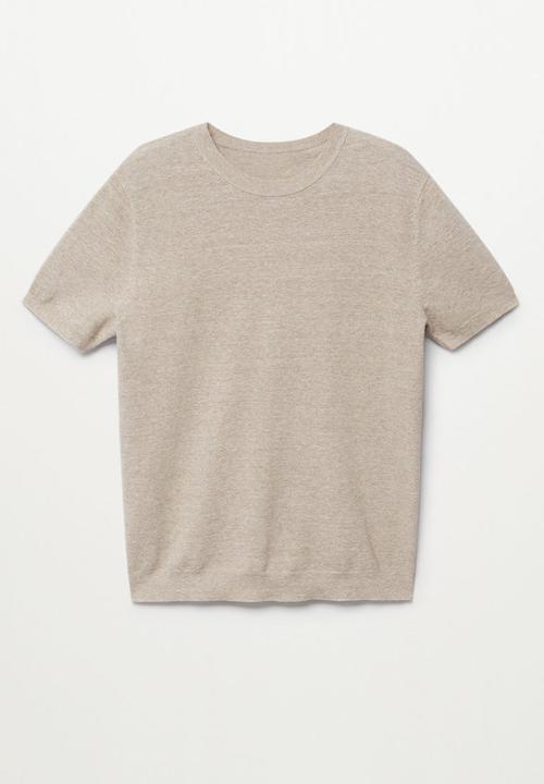 MANGO - Polo shirt andrew - light beige