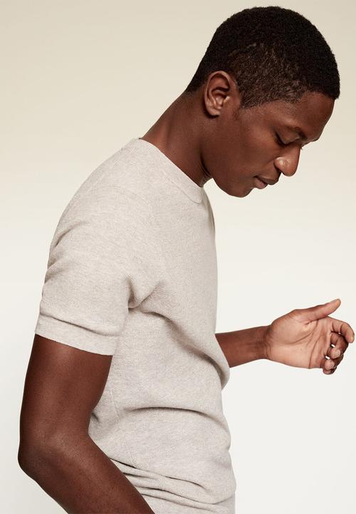 MANGO - Polo shirt andrew - light beige