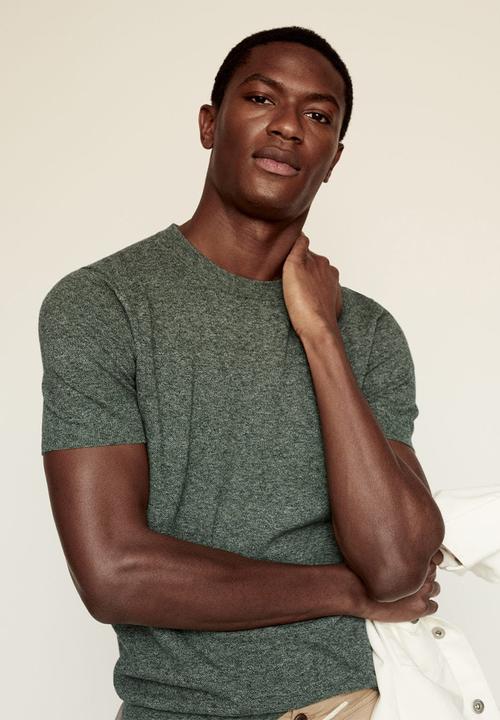 MANGO - Polo shirt andrew - green