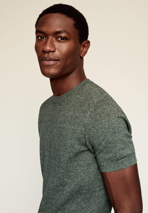 MANGO - Polo shirt andrew - green