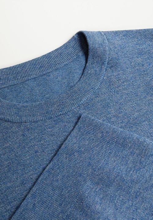 MANGO - Polo shirt andrew - medium blue