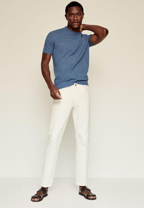 MANGO - Polo shirt andrew - medium blue