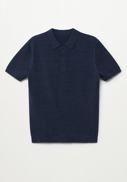MANGO - Polo shirt andrew - blue