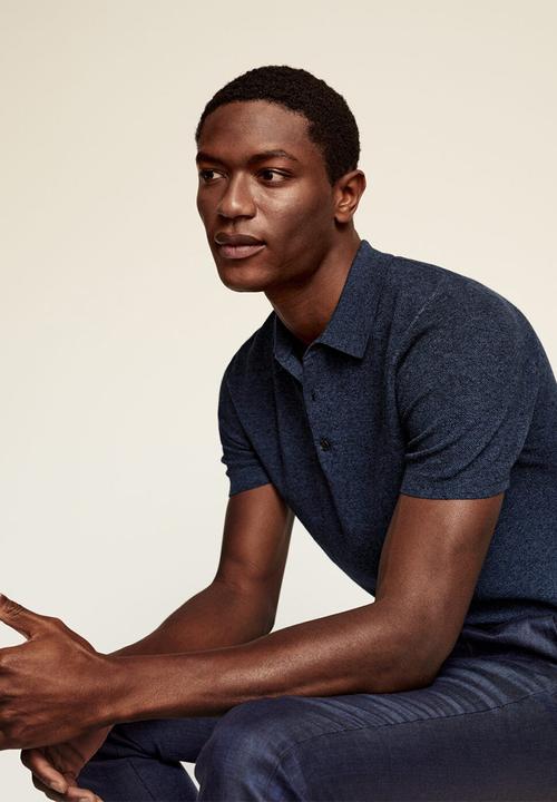 MANGO - Polo shirt andrew - blue