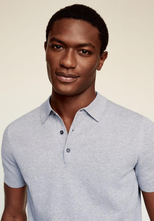 MANGO - Polo shirt andrew - grey