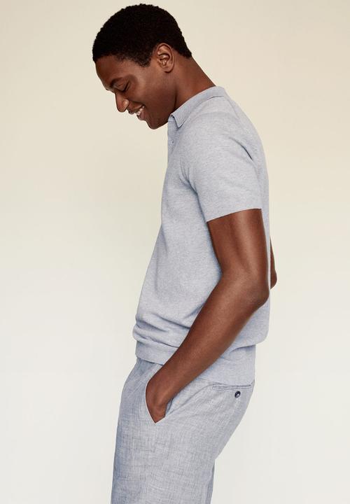 MANGO - Polo shirt andrew - grey