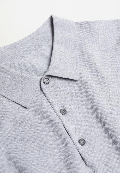 MANGO - Polo shirt andrew - grey