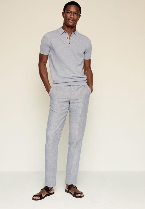 MANGO - Polo shirt andrew - grey
