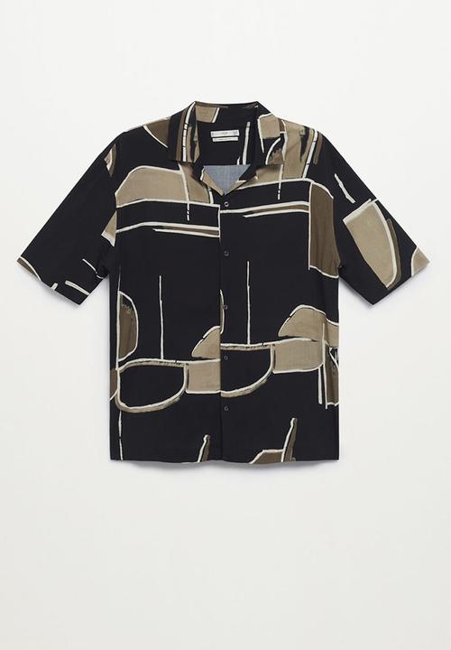 MANGO - Shirt lorenzo - black
