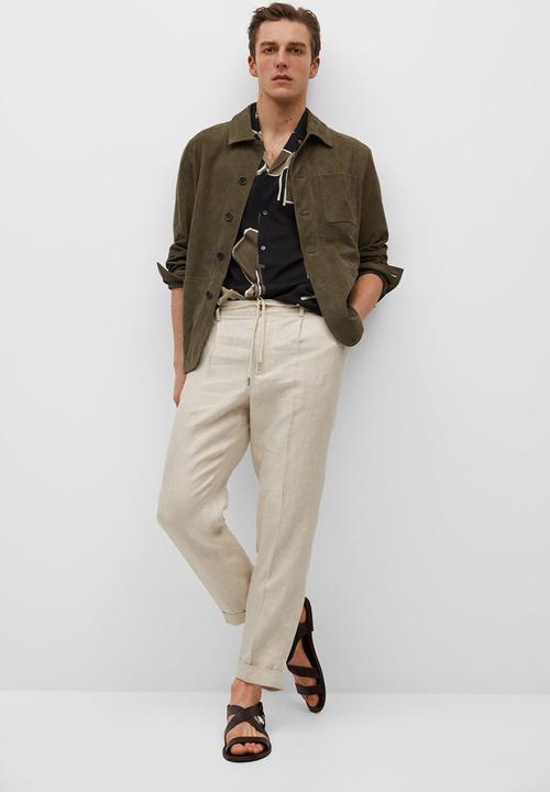 MANGO - Shirt lorenzo - black