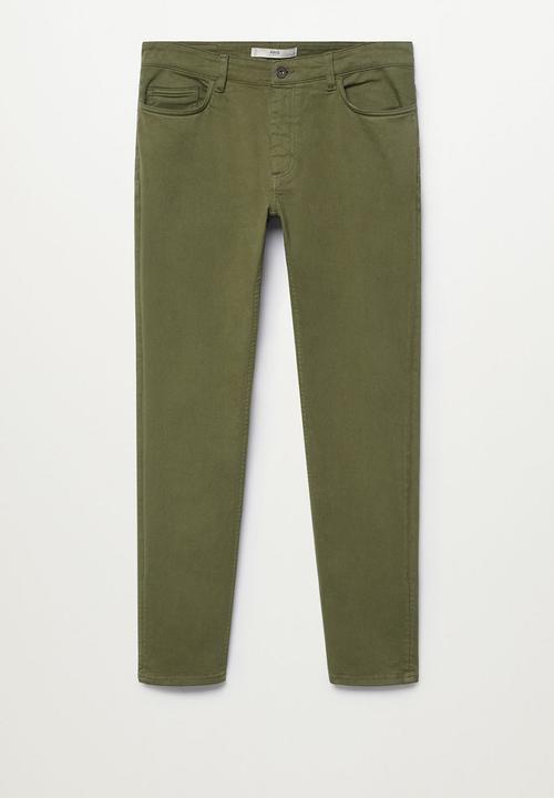 MANGO - Trousers ibiza - khaki 