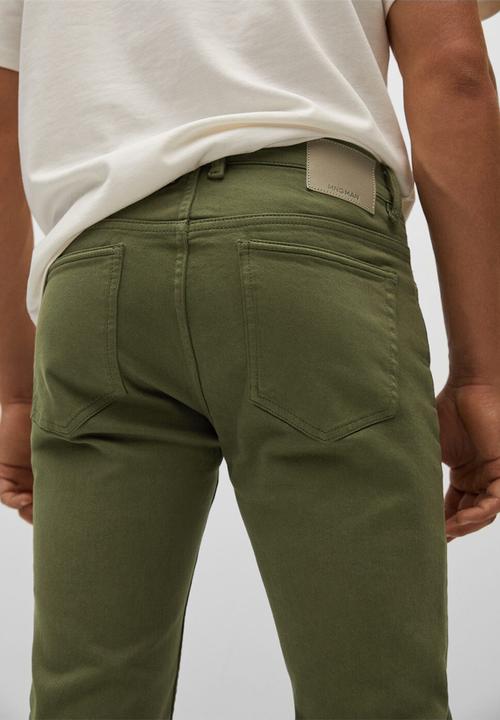 MANGO - Trousers ibiza - khaki 