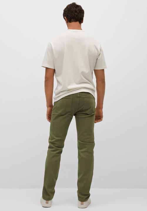 MANGO - Trousers ibiza - khaki 