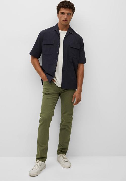 MANGO - Trousers ibiza - khaki 