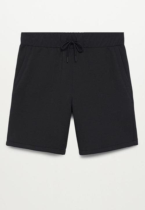 MANGO - Bermuda shorts haya - black