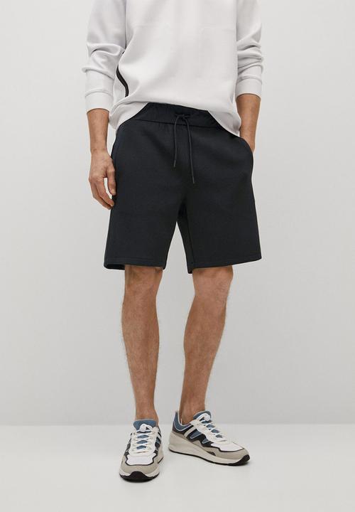 MANGO - Bermuda shorts haya - black