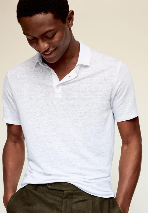 MANGO - Polo shirt amberes  - white