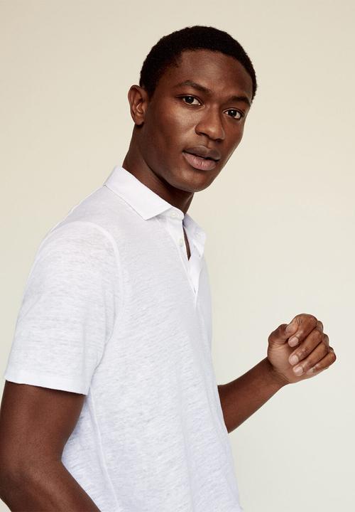 MANGO - Polo shirt amberes  - white