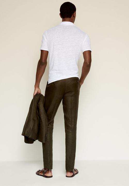MANGO - Polo shirt amberes  - white