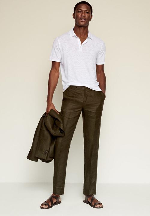 MANGO - Polo shirt amberes  - white