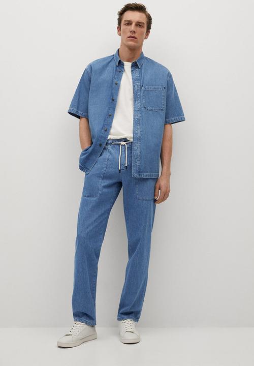 MANGO - Jeans phil - light blue